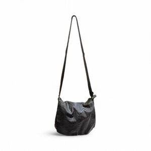 RUDSAK Black Leather Crossbody Bag Messenger Bag Unisex